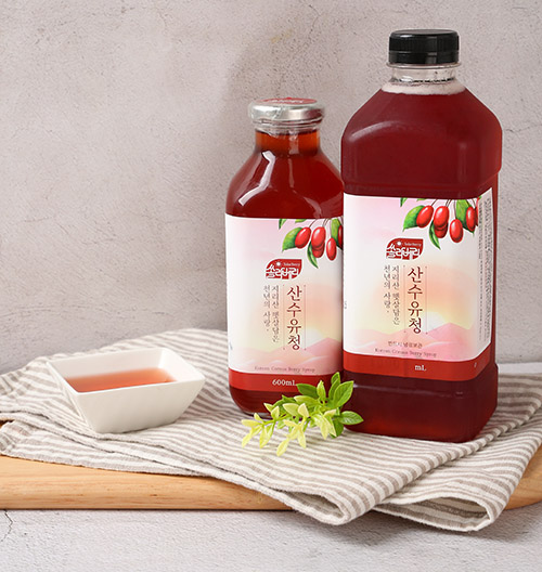 산수유청 600ml, 실속형 1000ml